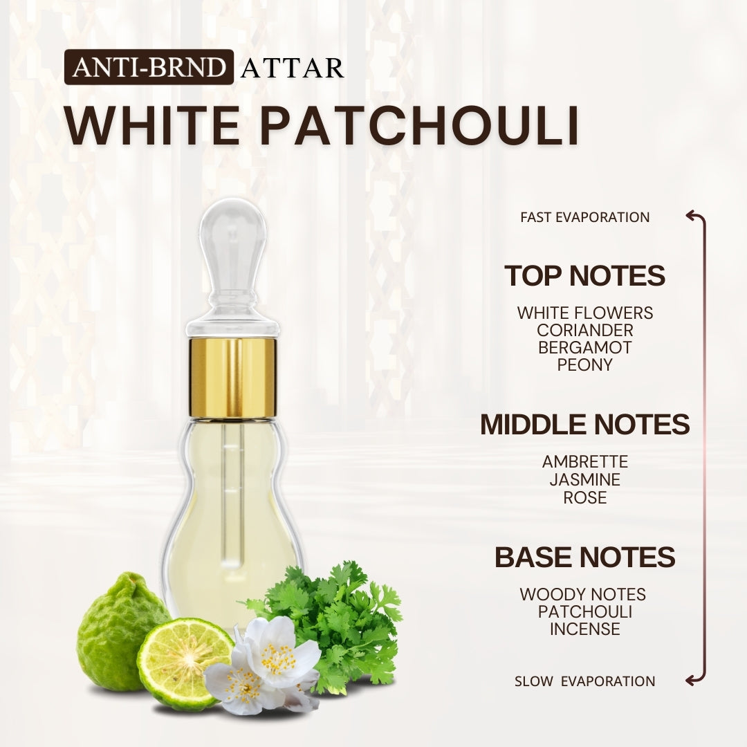 ANTI-BRND WHITE PATCHOULI ATTAR